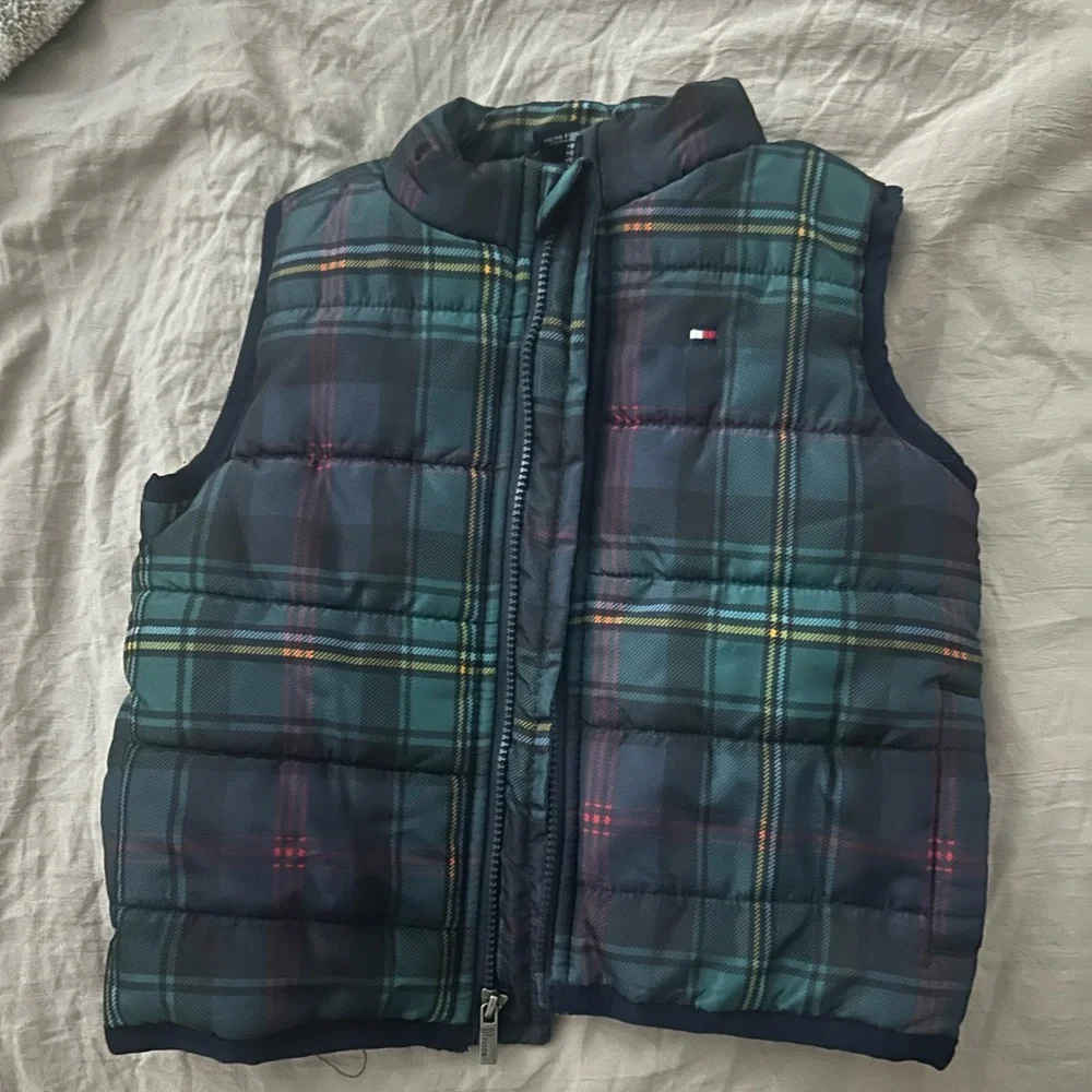 Tommy Hilfiger Plaid Puffer‎ Vest